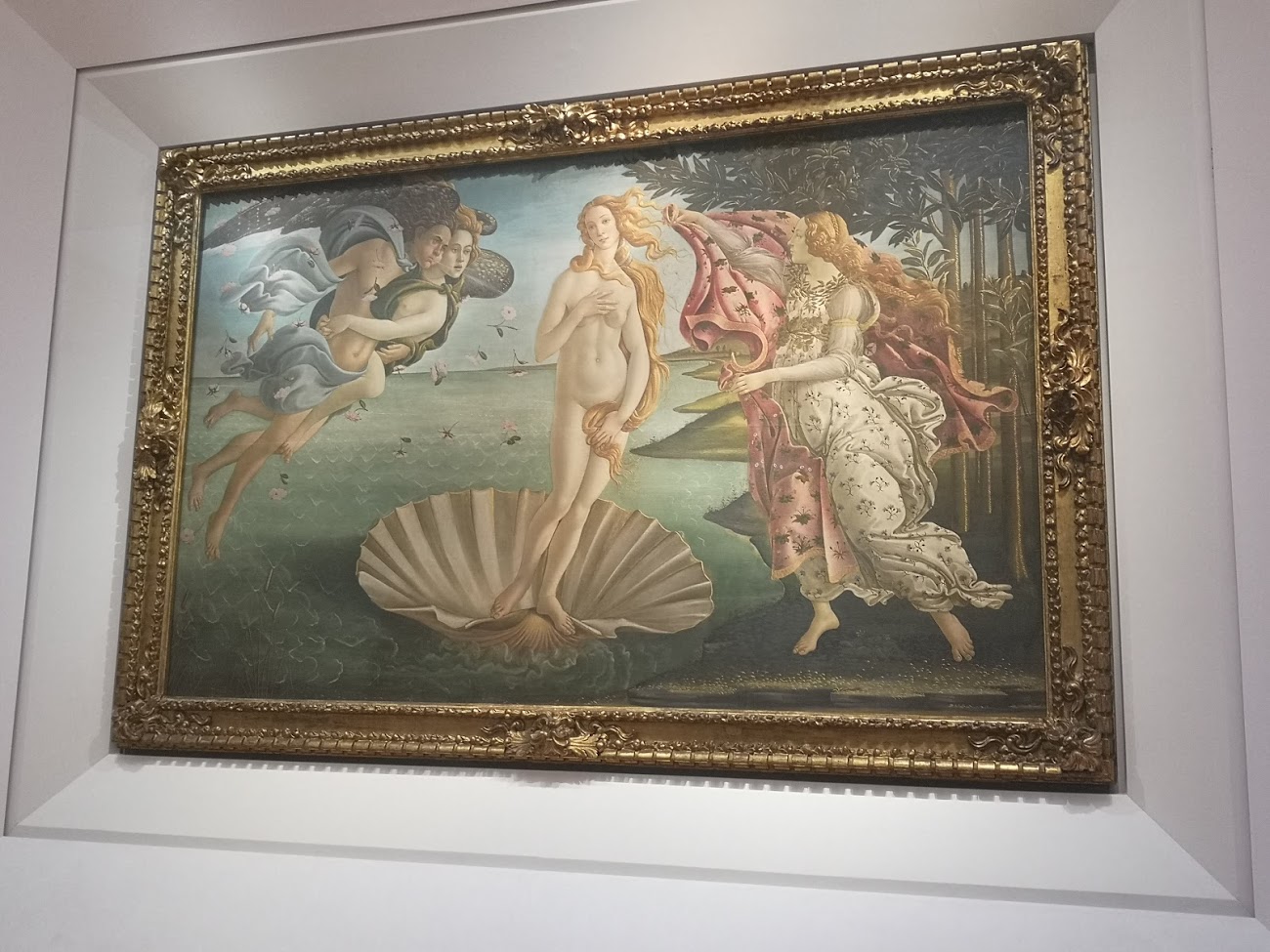 El nacimiento de venus - botticeli - cuadro - florencia