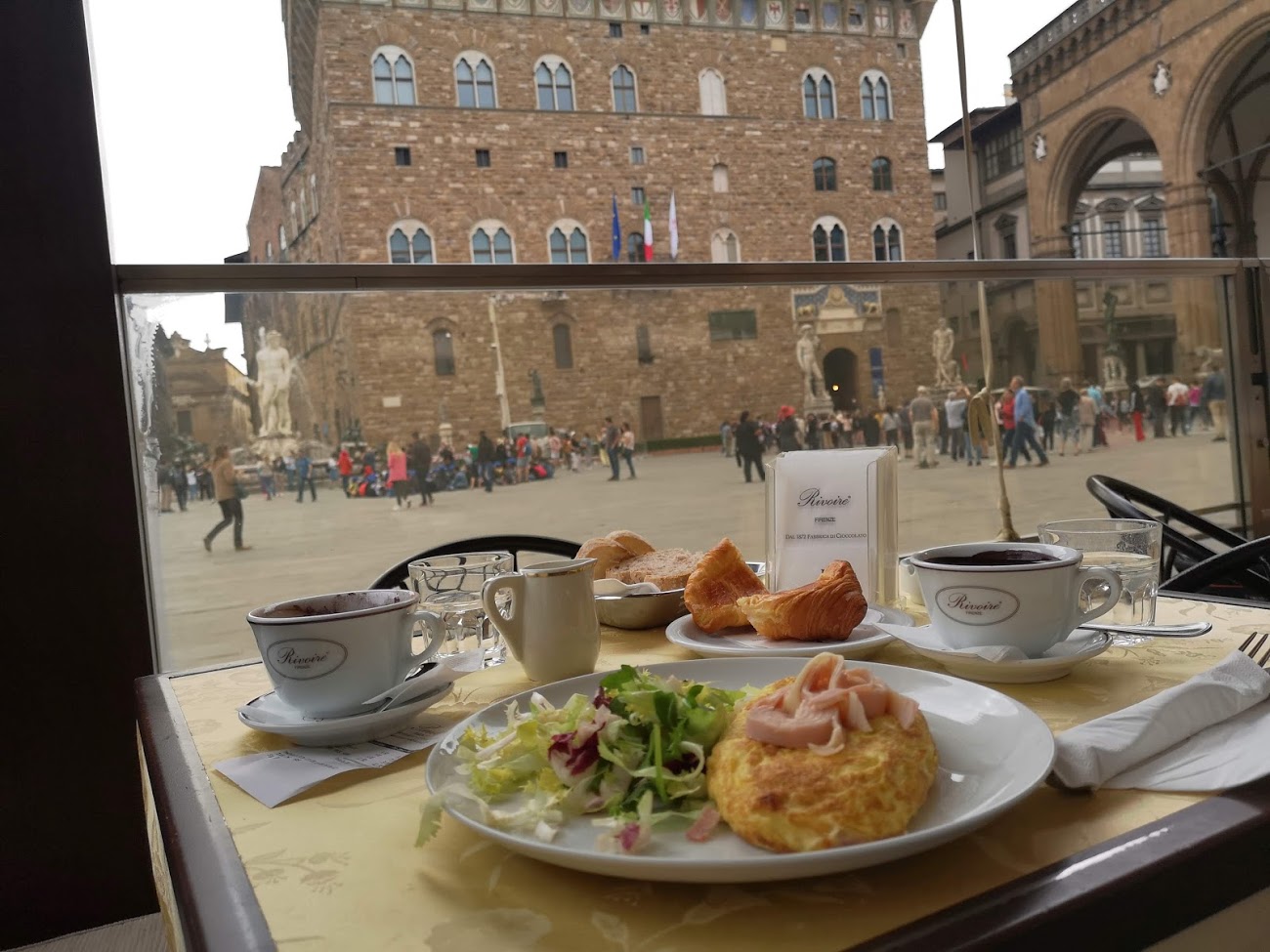 restaurante - almuerzo - florencia - cafe - plaza