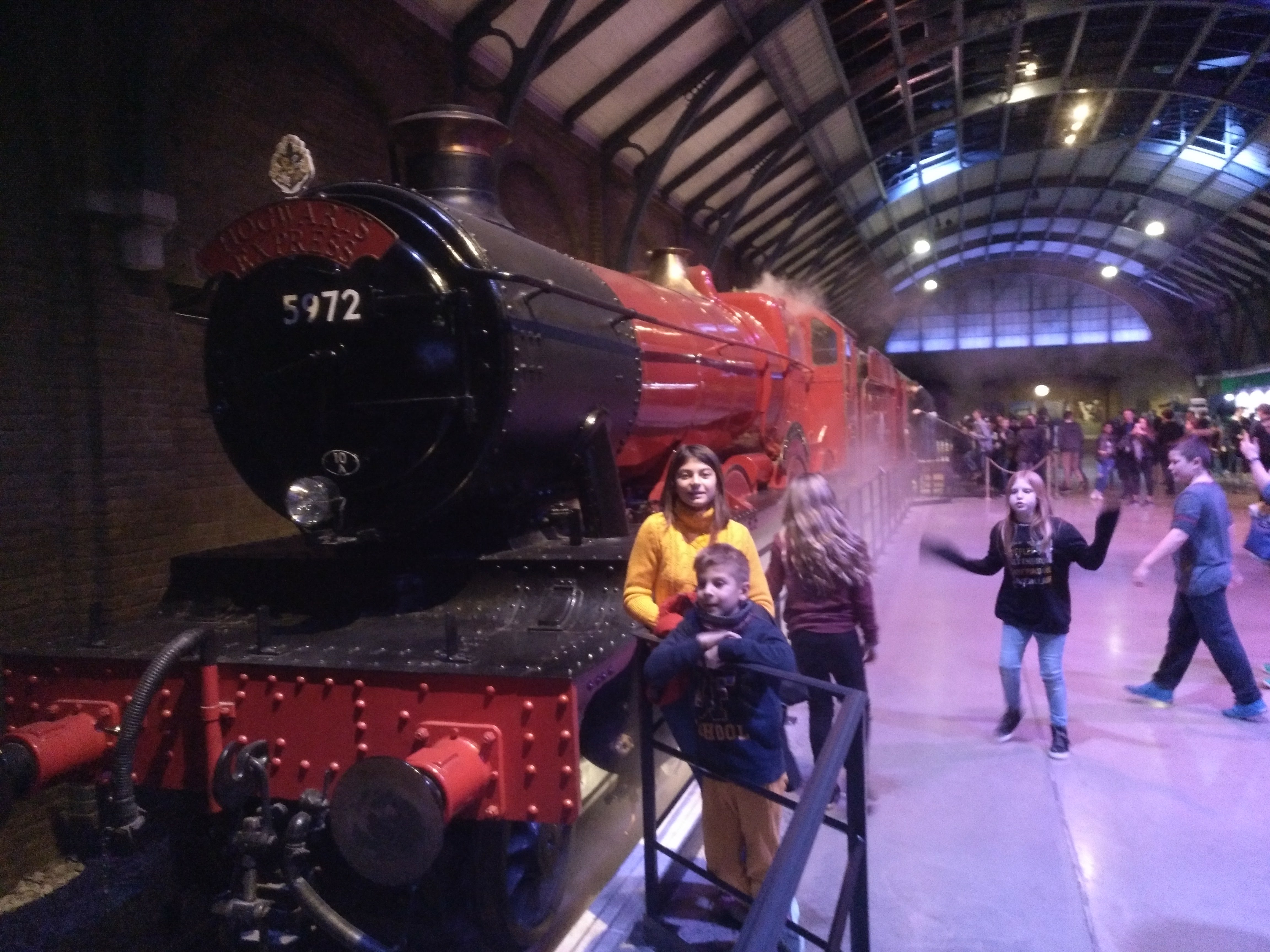 harry potter studios - niños - maquina vapor